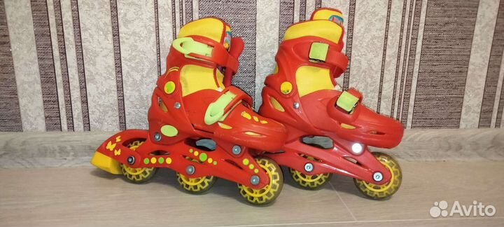 Роликовые коньки детские раздвижные