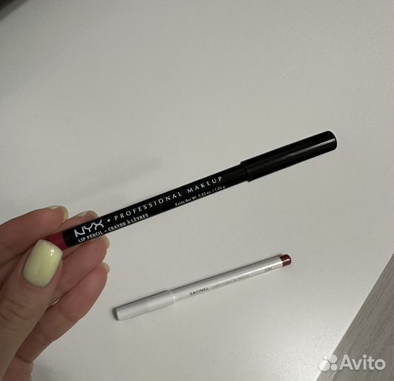 Карандаш для губ nyx и Лэтуаль