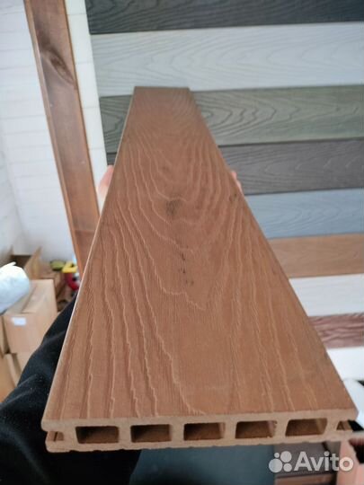 Доска для террасы - серый дым