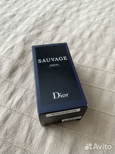 Коробка dior sauvage 100ml оригинал