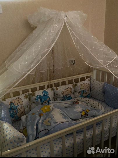 Балдахин для детский кроватки