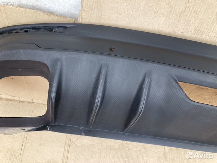 Юбка/спойлер заднего бампера Geely Coolray