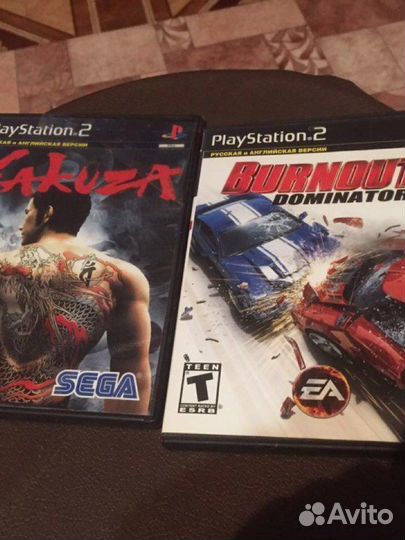 Игровые диски на ps2