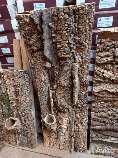 Фон в террариум из пробковой коры