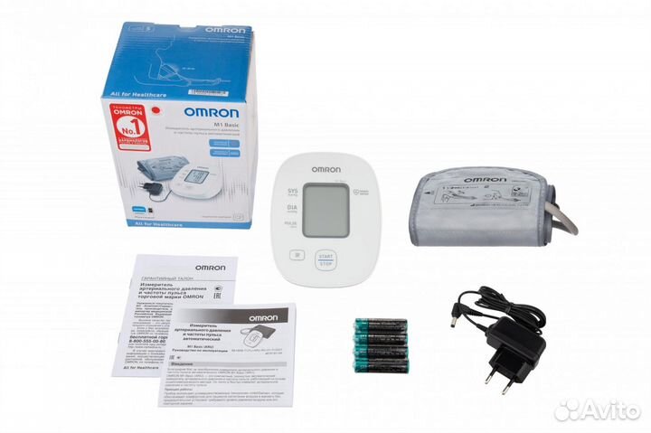 Тонометр omron M1 Basic с адаптером