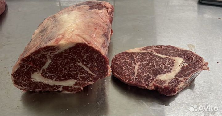 Мраморная говядина Рибай Халяль в Агропарке