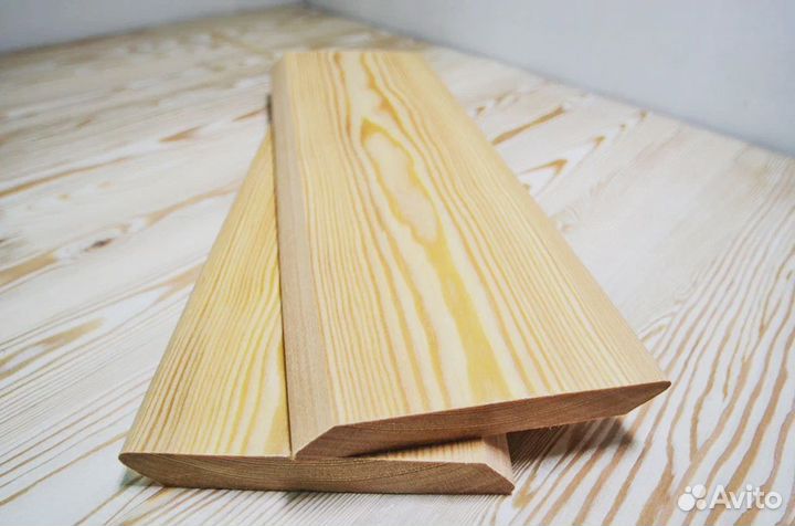 Планкен из лиственницы прямой и скошенный