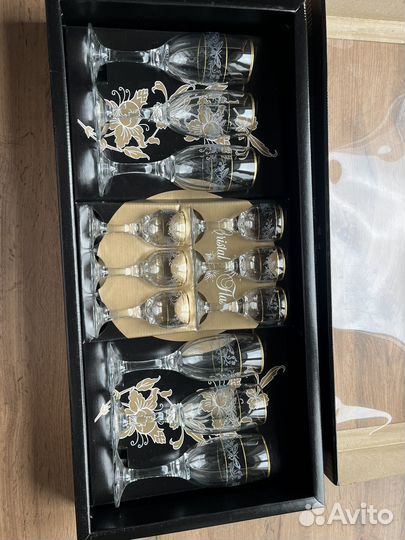 Набор фужеров 6+6 предметов