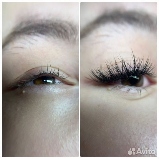 Наращивание ресниц модель