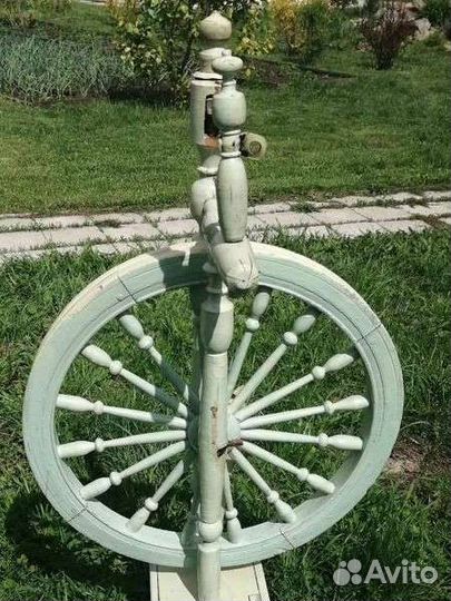 Детали к прялке, старинные