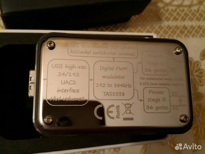 E1DA v2.1 Power DAC цап усилитель свисток