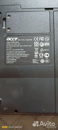 Acer aspire 4720z