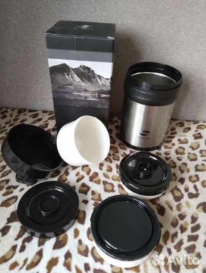 Термос для еды с контейнерами