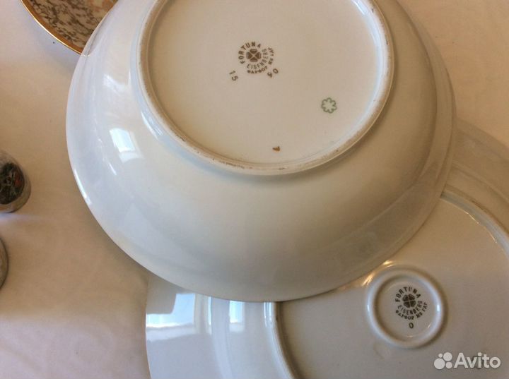 Сервиз столовый фарфоровый Мадонна «Золотая паутин