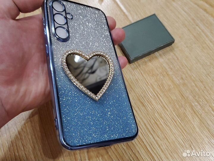 Чехол для Samsung Galaxy s23 fe с зеркалом