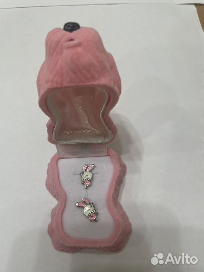 Серьги серебро 925