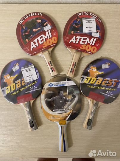 Ракетки,шарики настольный теннис новые