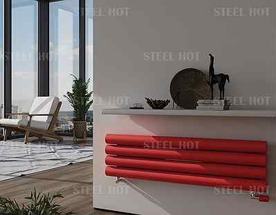 Горизонтальный дизайн радиатор Steel-Hot от завода