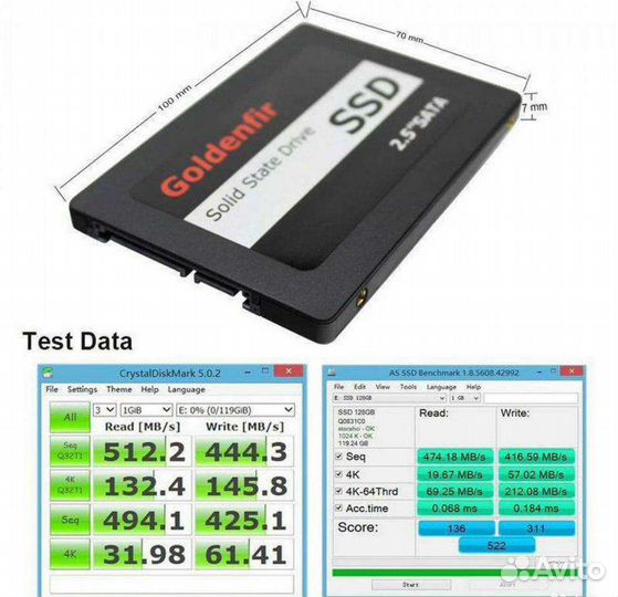 SSD 128Gb Goldenfir