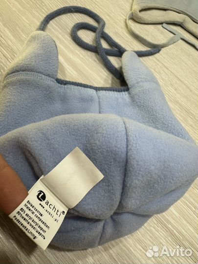 Детские шапки теплые на флисе осень/зима