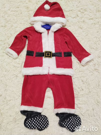 Новогодний костюм санты mothercare