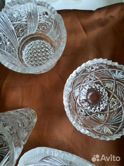 Хрустальная посуда СССР и Чехия