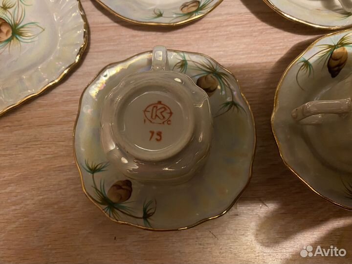 Кофейный сервиз СССР раритет эксклюзив