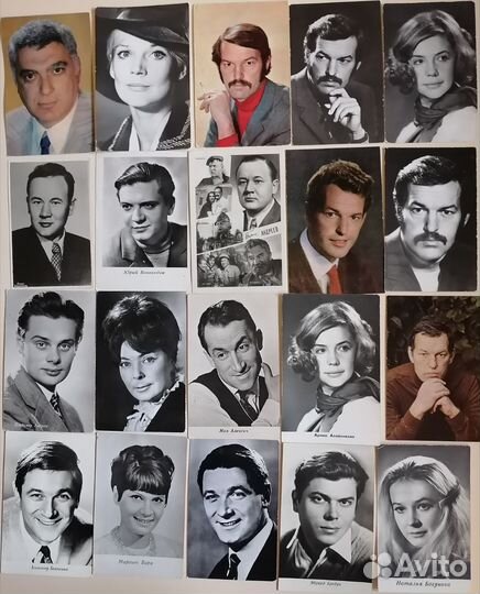 Открытки актеры кино