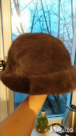 Шапка норковая женская