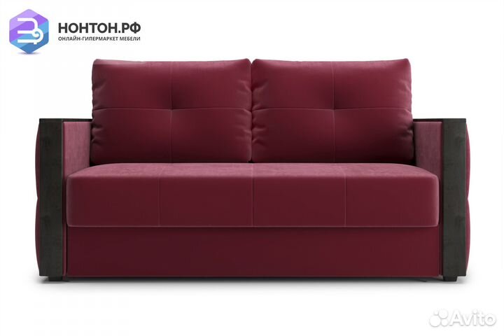 Диван еврокнижка Инсайд бордовый