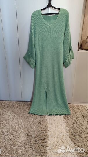 Вязаное платье