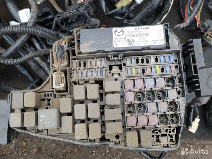 Подкапотная проводка Мазда 6