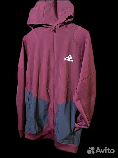 Adidas training full-ZIP hoodie Burgundy