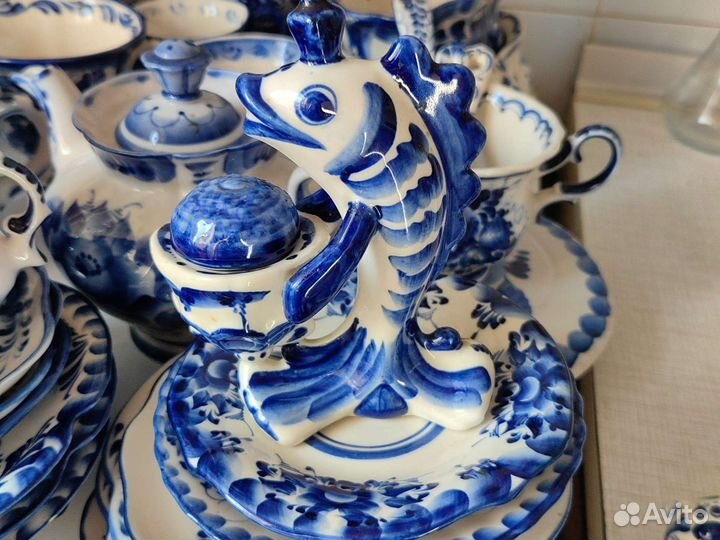 Сервиз чайный Гжель