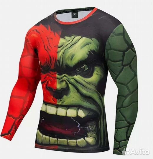 Рашгард мужской Халк
