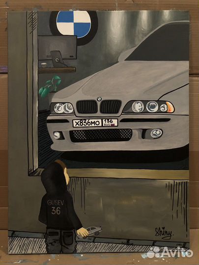 Картина акрилом на заказ любые размеры