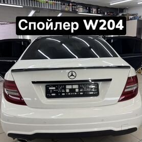 Спойлер Mercedes W204 черный глянец