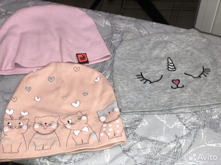 Шапочка для девочки на весну