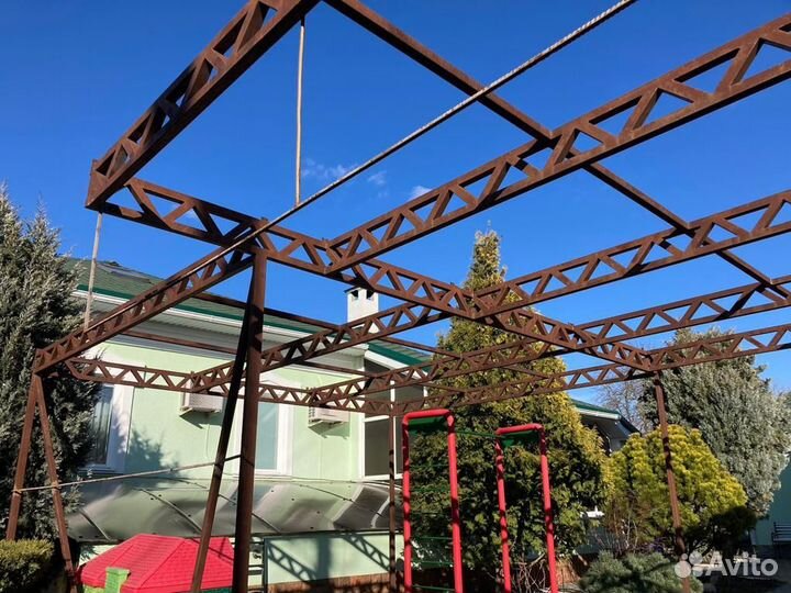 Металлоконструкции для навеса