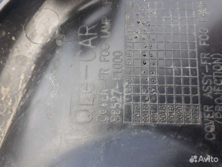 Накладка птф левая киа спортаж 4