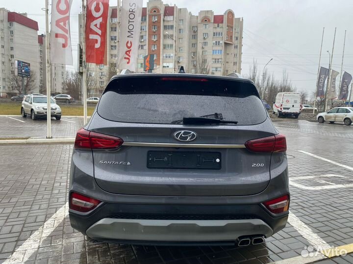 Hyundai Santa Fe 2.0 AT, 2018, 62 718 км