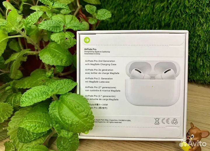 AirPods Pro 2 (новая версия) ростест + чехол