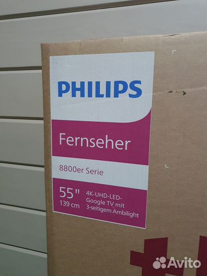 Новые Philips 55PUS8818 Android 4K UHD телевизоры