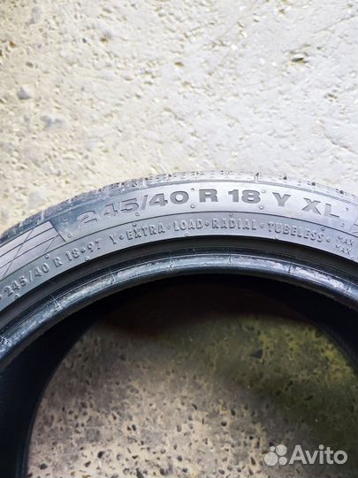 Continental ContiSportContact 5 225/45 R18 и 245/40 R18