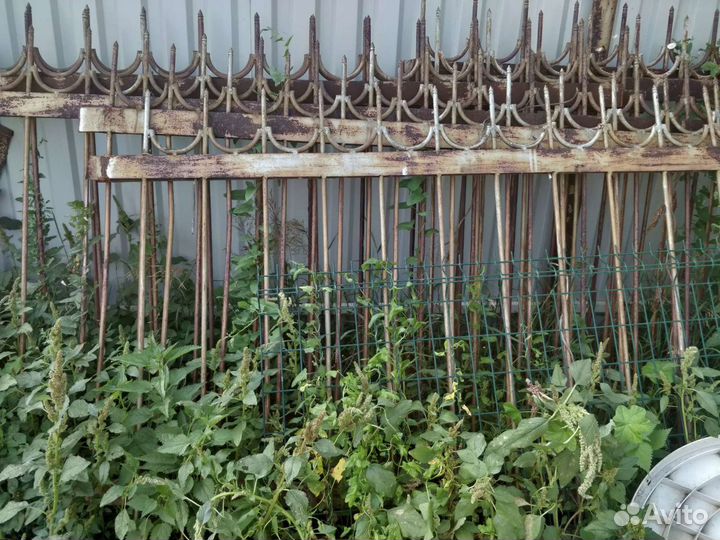 Забор кованый из прутка 15мм