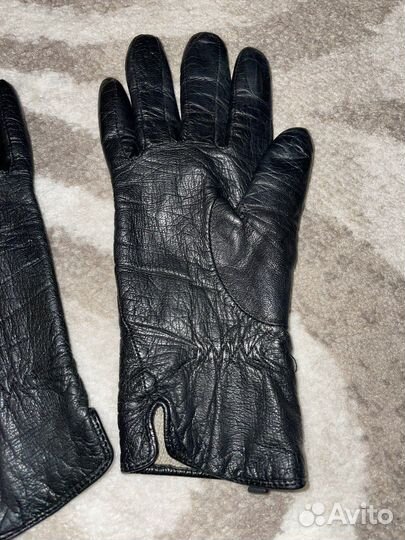 Перчатки кожаные