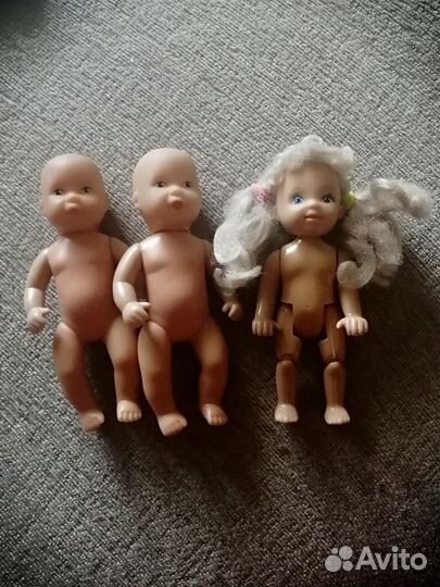 Куклы голыши Simba и девочка лотом