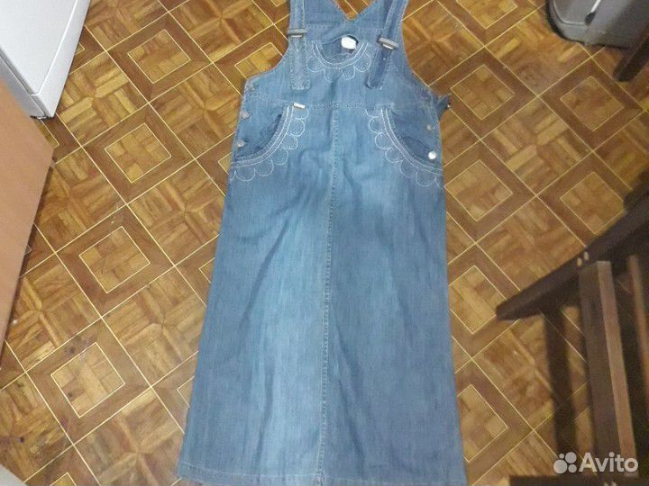 Сарафан джинсовый