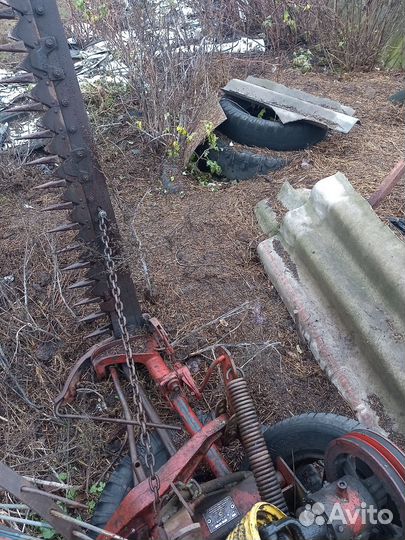 Навесные грабли, косилка