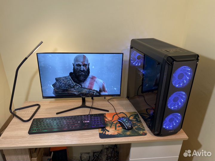 Супер Игровой пк с монитором/RX/Zalman i3